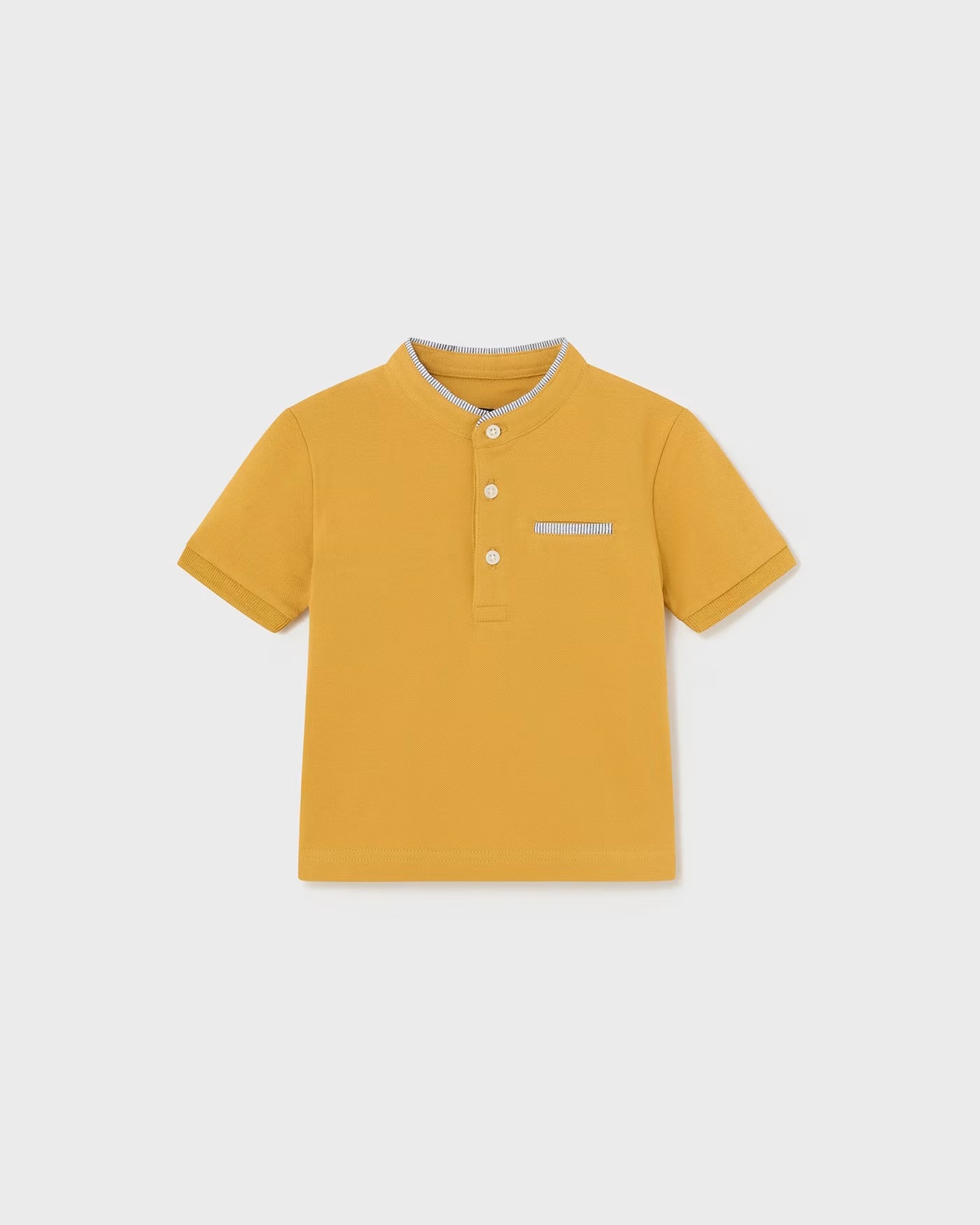 Polo colleto coreana neonato Mayoral giallo ocra Mayoral Giallo