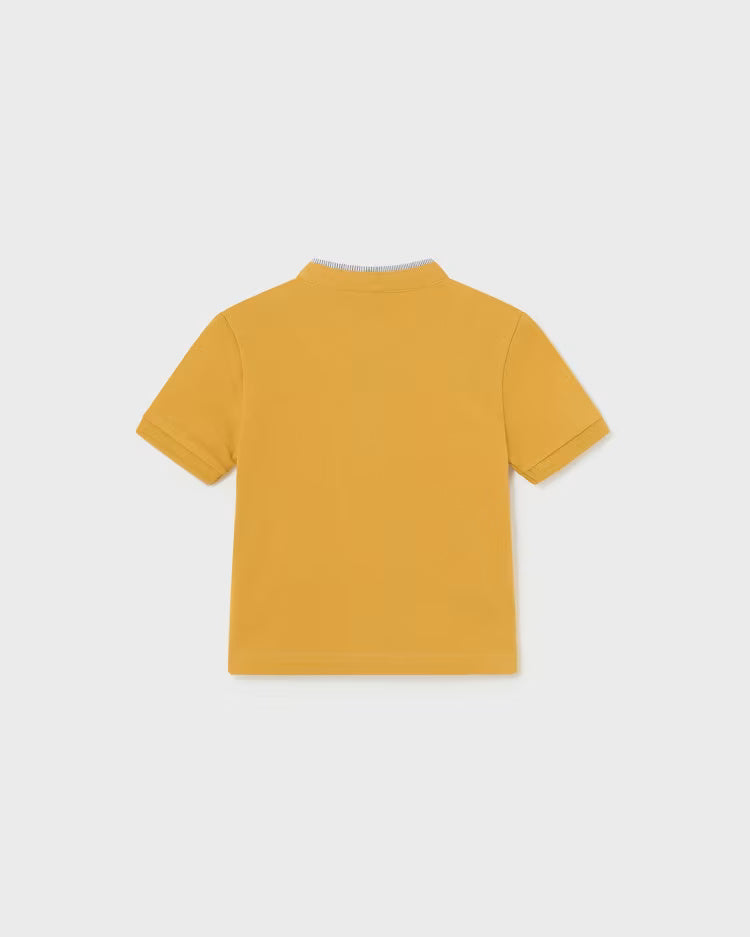 Polo colleto coreana neonato Mayoral giallo ocra Mayoral Giallo