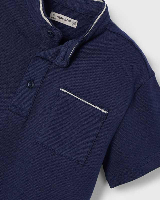 Polo colletto coreana bambino Mayoral blu navy Mayoral Blu navy
