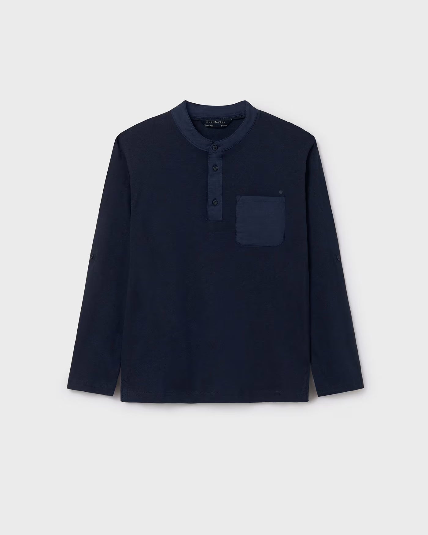 Polo girocollo fresco cotone ragazzo Mayoral blu navy Mayoral Blu navy