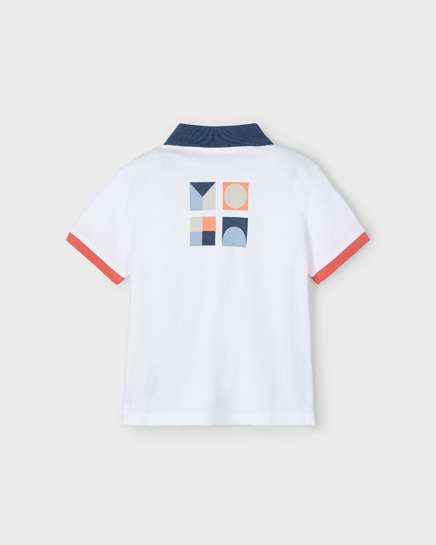 Polo grafica bambino Mayoral bianco pesca Mayoral 2 Anni 92cm