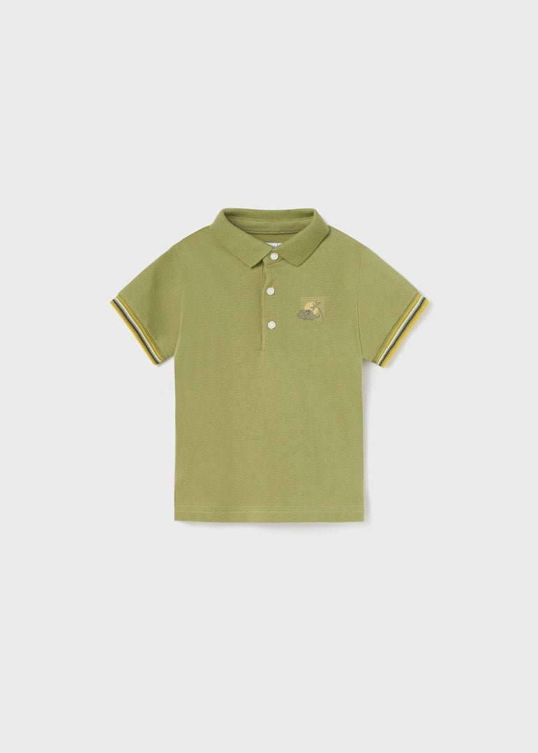 Polo manica corta neonato Mayoral con stampa dinosauro - ErreGiModaBimbo