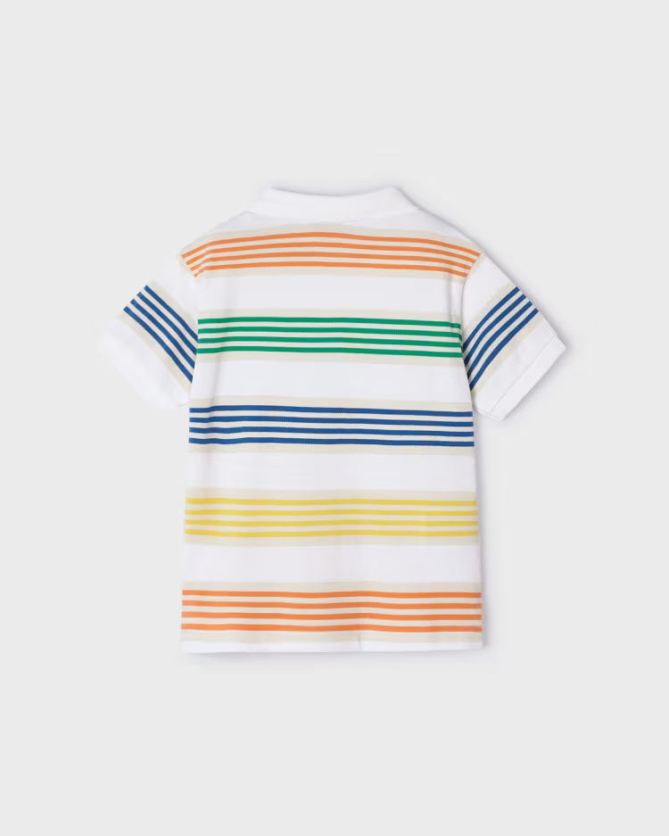 Polo manica corta bambino Mayoral righe multicolore Mayoral Multicolore