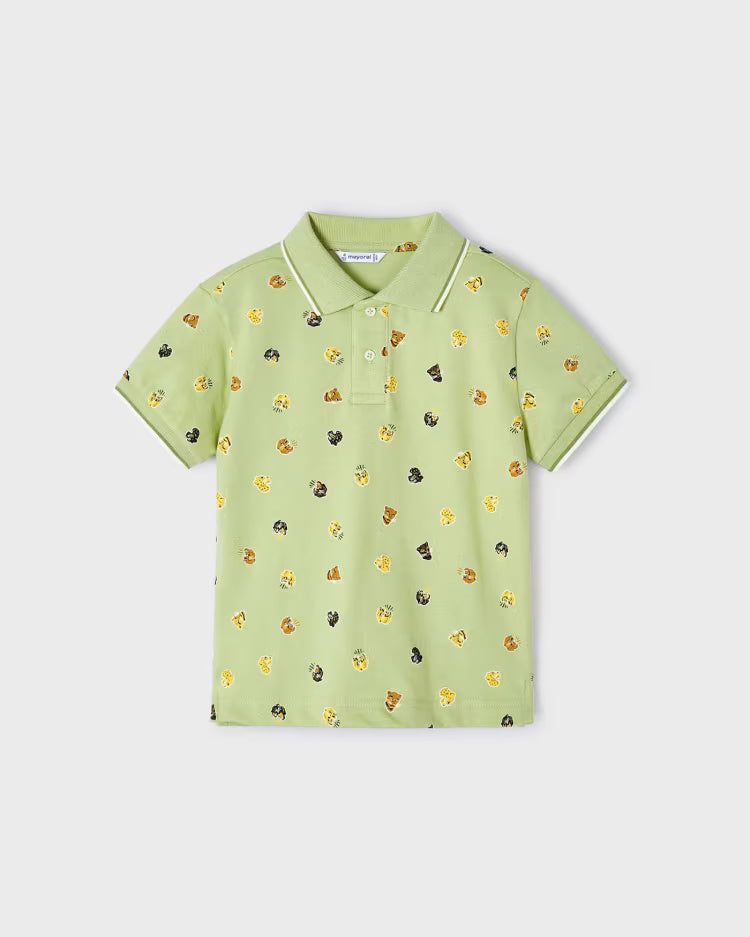 Polo manica corta bambino Mayoral Safari verde Mayoral Verde