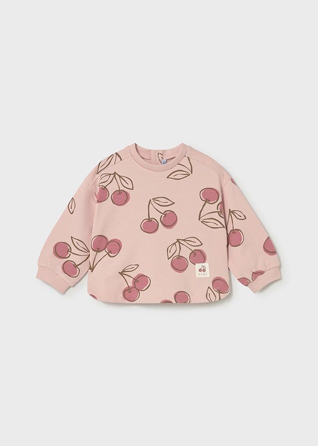 Pullover neonata Mayoral con stampa ciliegie Mayoral 6 Mesi 68cm