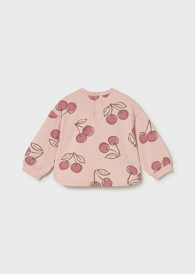 Pullover neonata Mayoral con stampa ciliegie Mayoral 6 Mesi 68cm