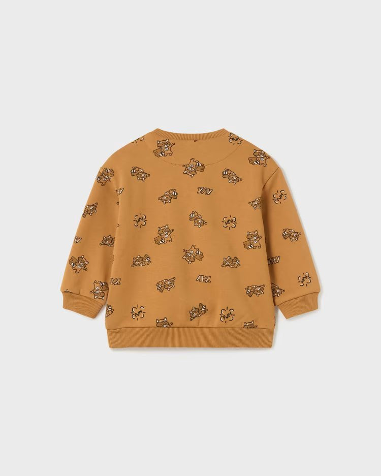 Pullover stampata neonato Mayoral "SUPERM" - ErreGiModaBimbo