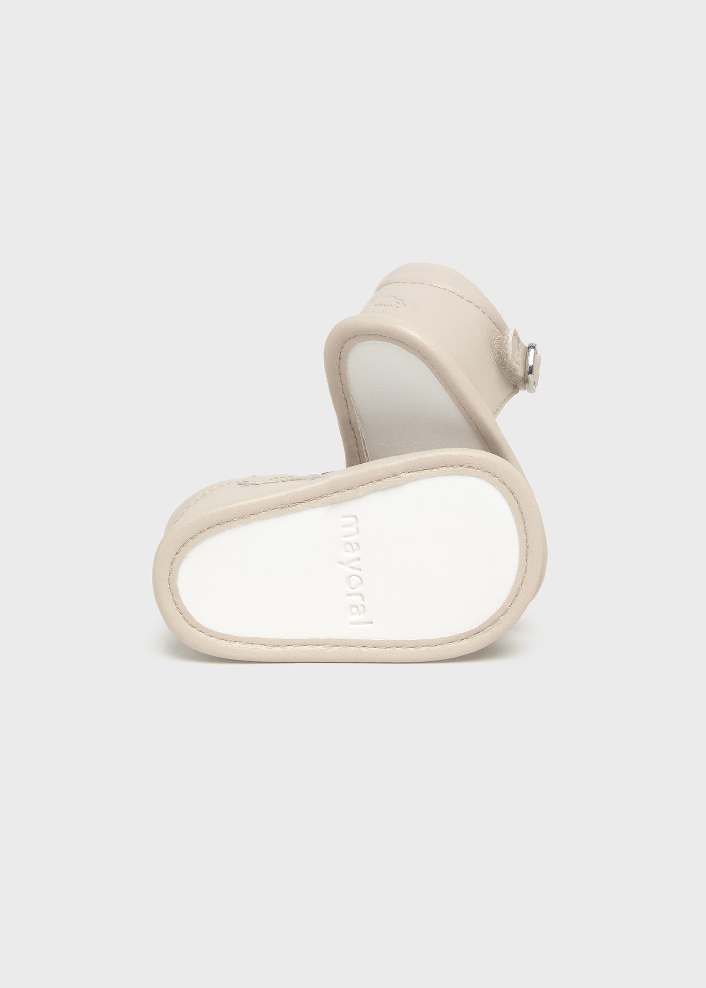 Scarpete sandali neonato Mayoral Newborn beige chiaro Mayoral Beige