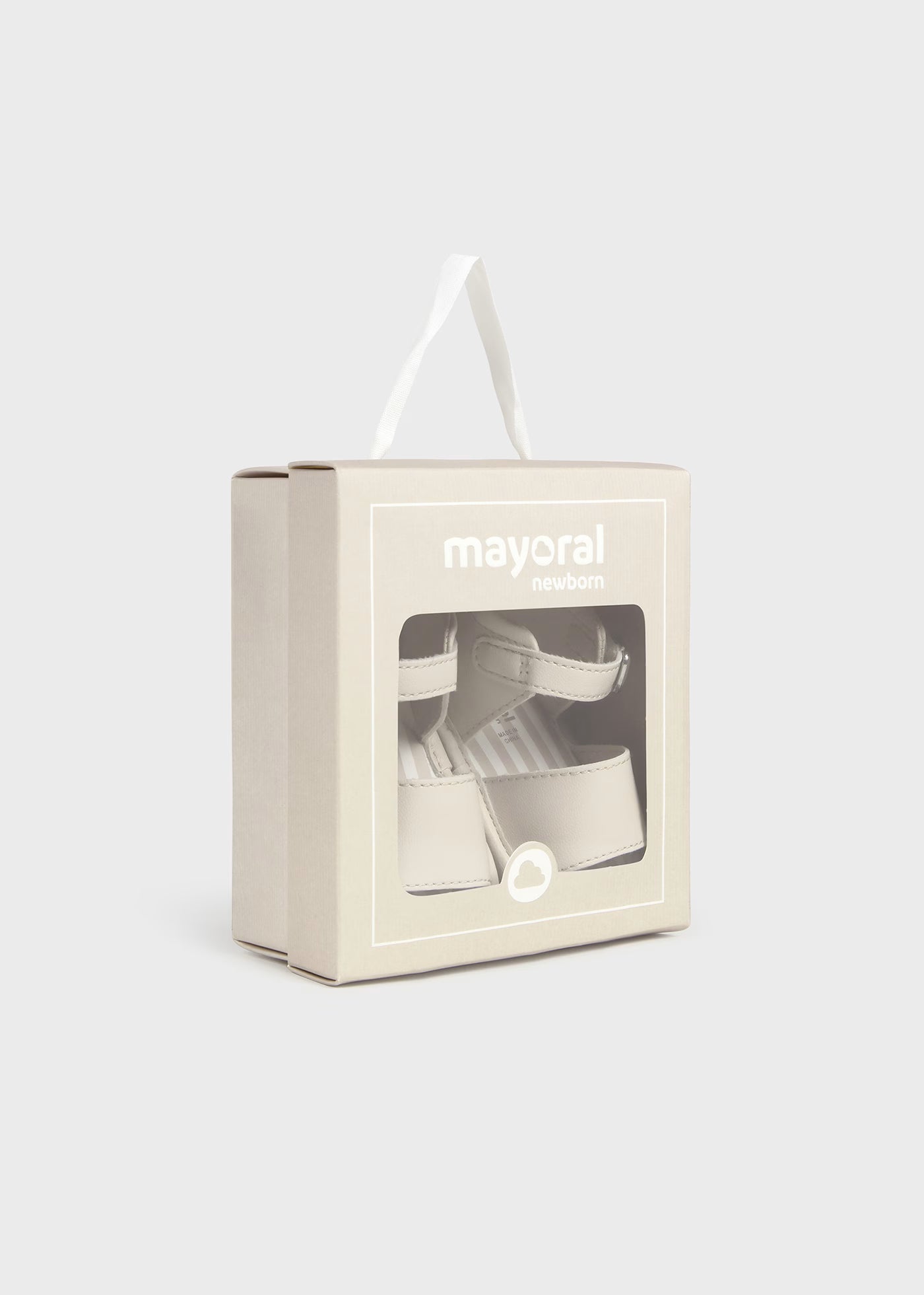 Scarpete sandali neonato Mayoral Newborn beige chiaro Mayoral Beige