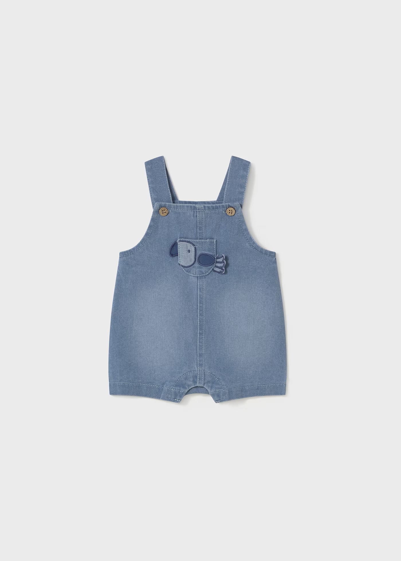 Salopette corta denim neonati Mayoral Newborn jeans Mayoral 0-1 Mesi 55cm