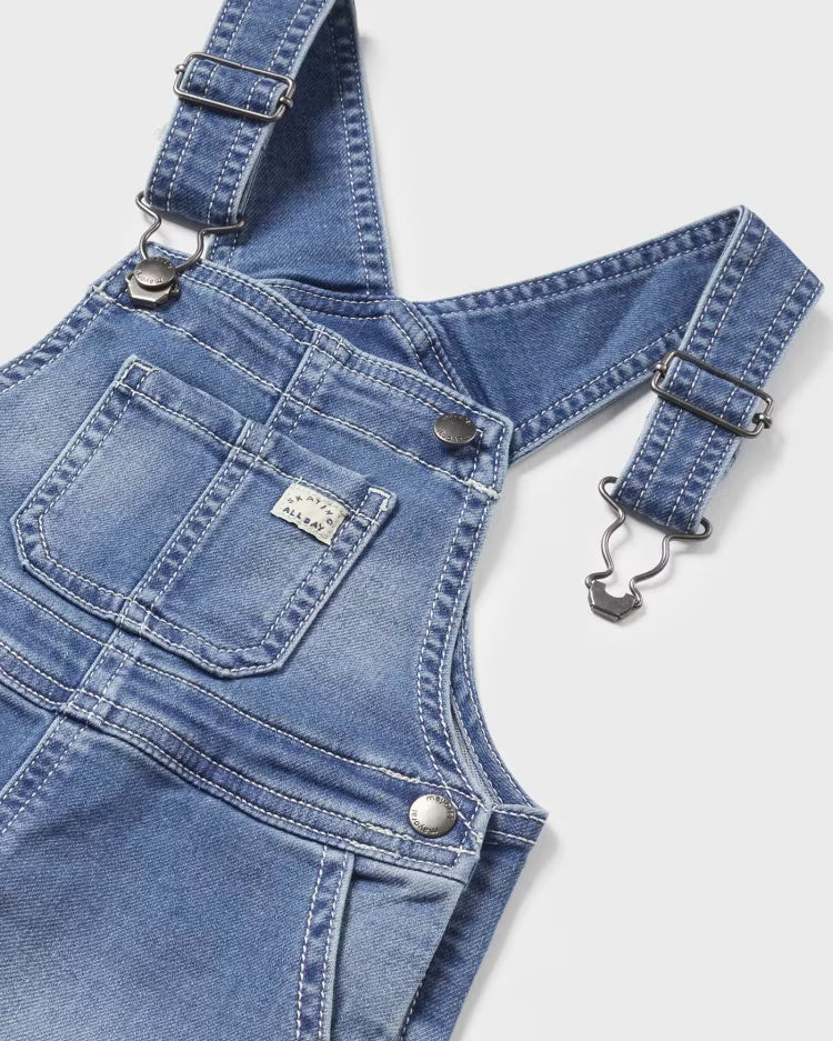 Salopette denim neonato Mayoral jeans chiaro Mayoral Jeans