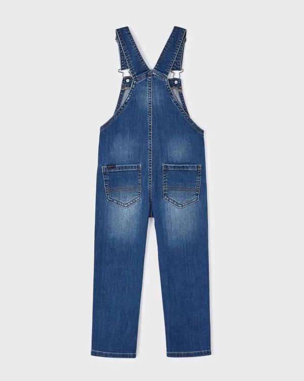 Salopette jeans Cotton bambino Mayoral effetto delavè - ErreGiModaBimbo