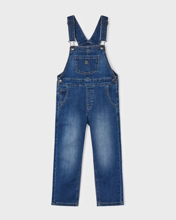 Salopette jeans Cotton bambino Mayoral effetto delavè - ErreGiModaBimbo