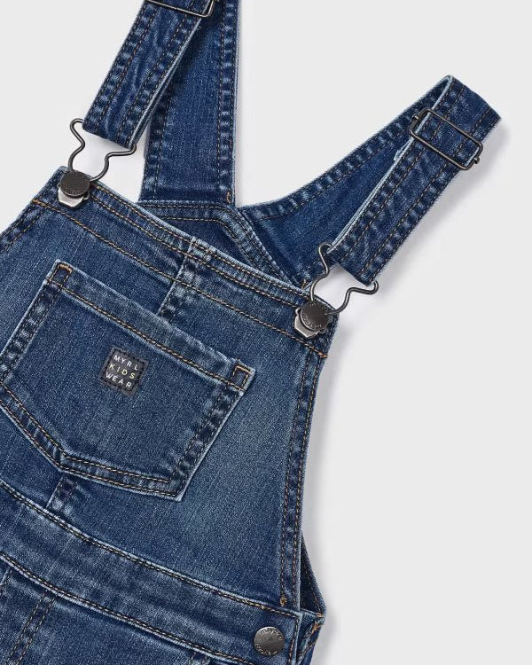 Salopette jeans Cotton bambino Mayoral effetto delavè - ErreGiModaBimbo