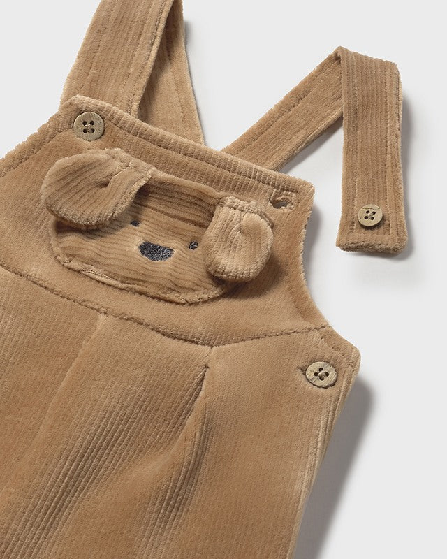 Salopette lunga velluto a costine neonato Mayoral caramello Mayoral 0-1 Mesi 55cm