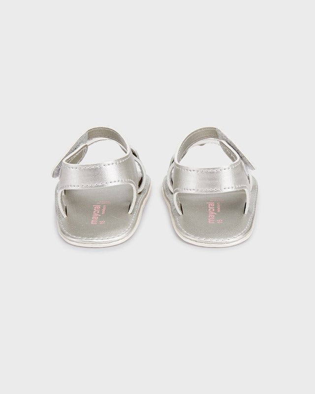Sandali argento neonata Mayoral Newborn - ErreGiModaBimbo