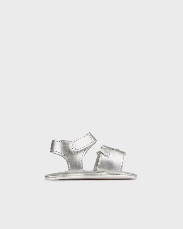 Sandali argento neonata Mayoral Newborn - ErreGiModaBimbo