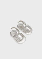 Sandali argento neonata Mayoral Newborn - ErreGiModaBimbo