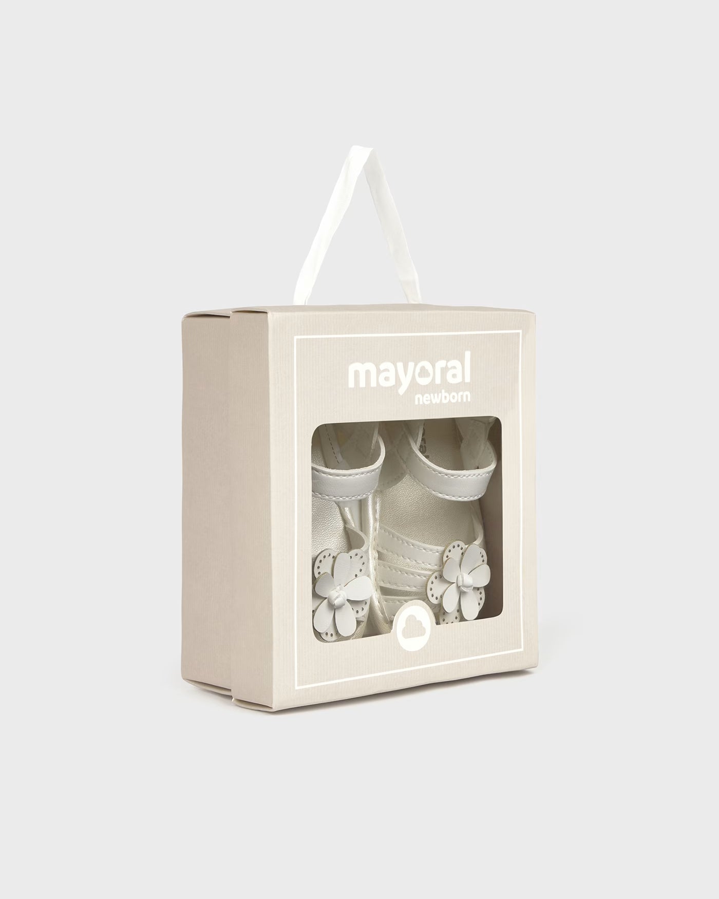 Sandali fiore neonata Mayoral Newborn bianco Mayoral Bianco