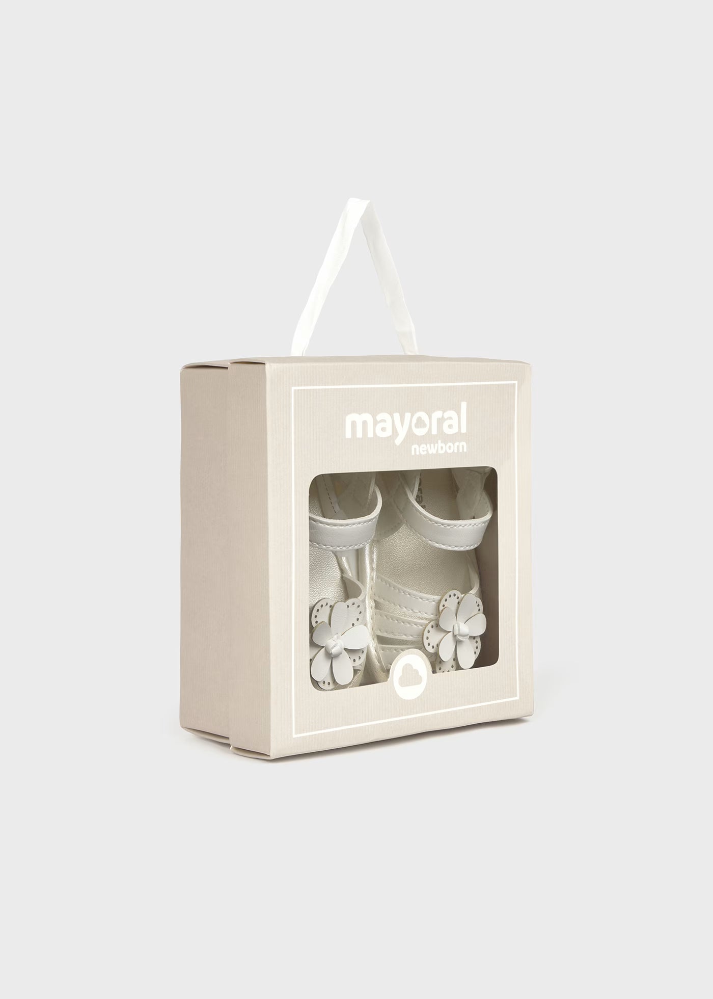 Sandali fiore neonata Mayoral Newborn bianco Mayoral Bianco