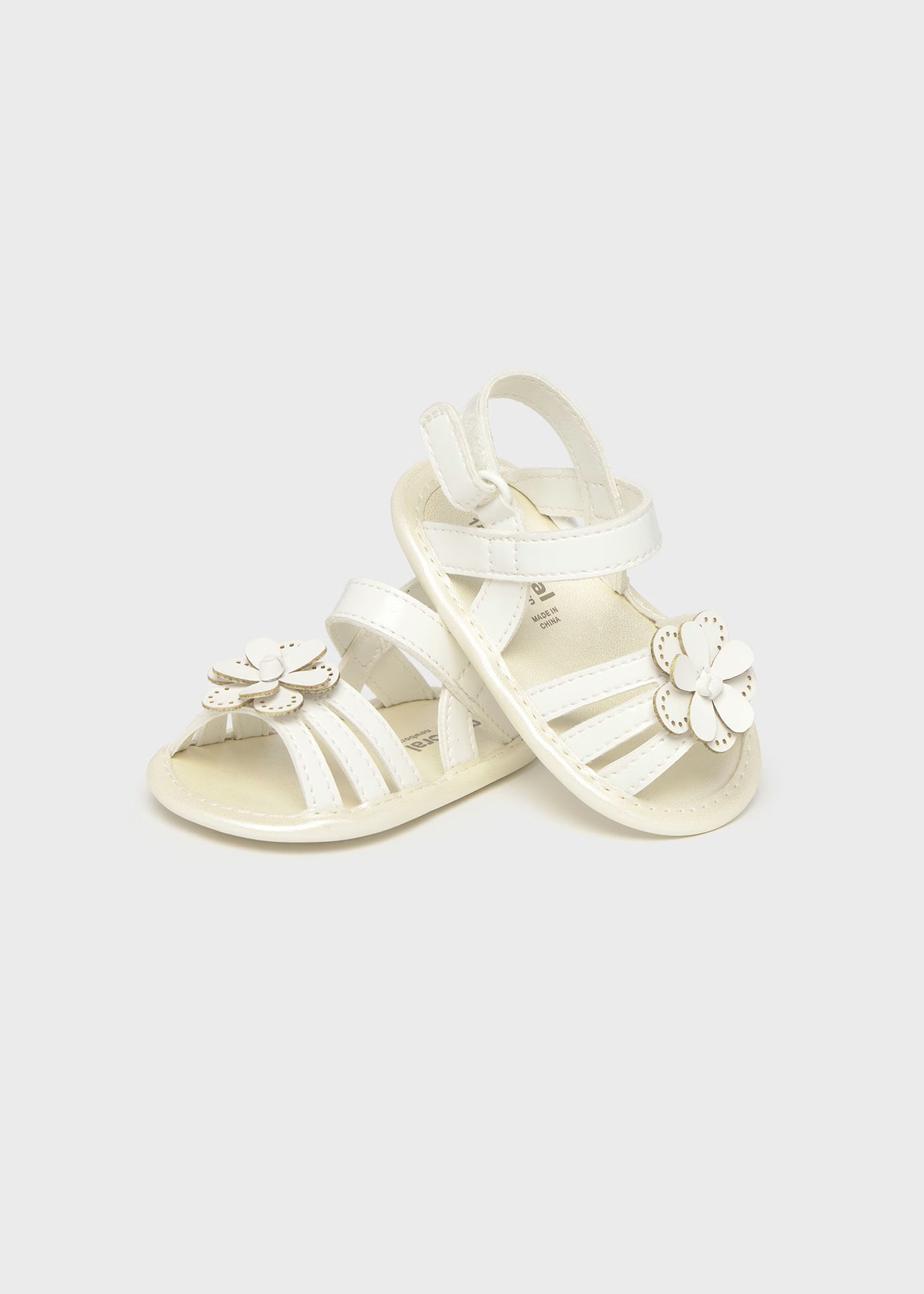 Sandali fiore neonata Mayoral Newborn bianco Mayoral Bianco
