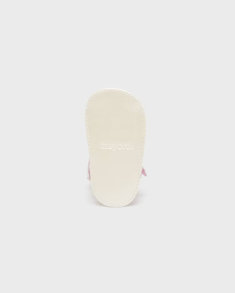 Sandali ragnetto con fibbia neonata Mayoral Newborn rosa - ErreGiModaBimbo
