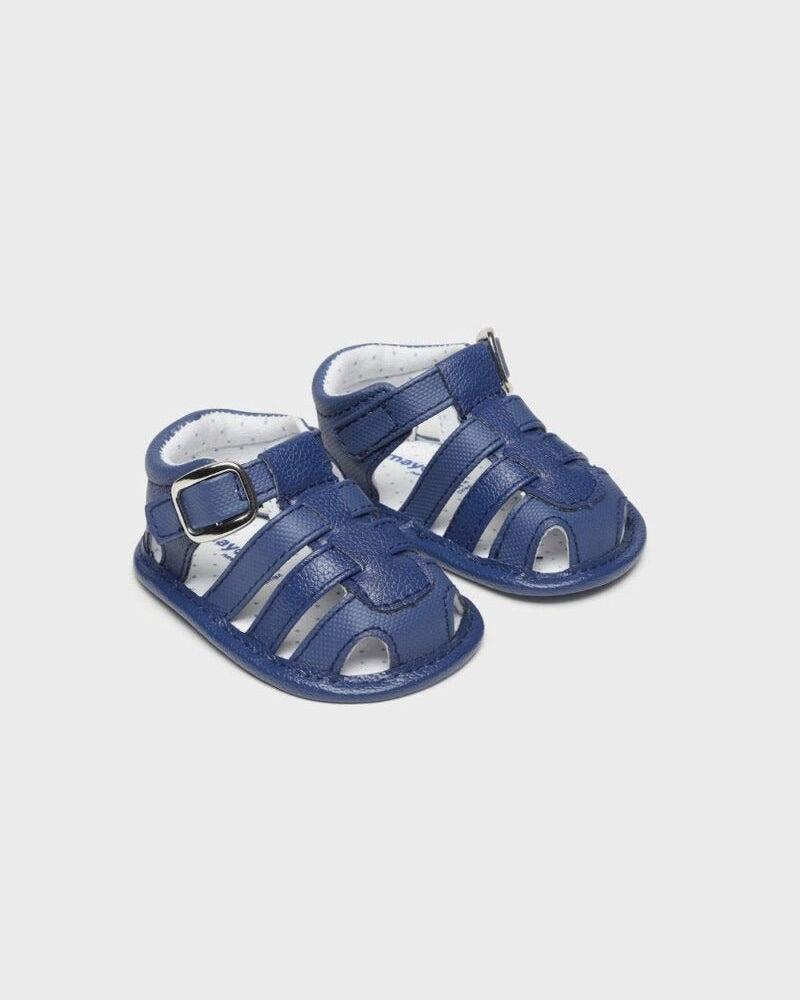 Sandali ragnetto con fibbia neonato Mayoral Newborn blu - ErreGiModaBimbo