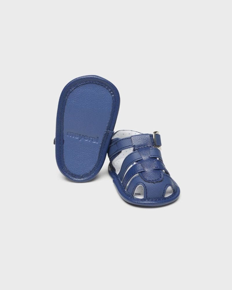 Sandali ragnetto con fibbia neonato Mayoral Newborn blu - ErreGiModaBimbo
