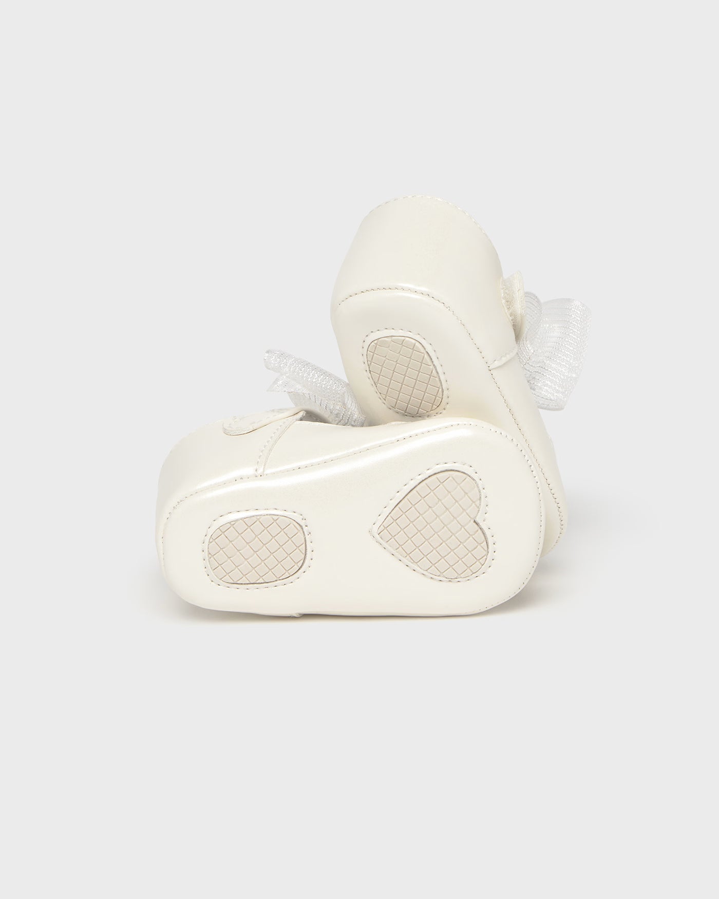 Scarpe ballerine cerimonia fiocco neonata Mayoral Newborn madreperla Mayoral 15 (0-2 Mesi)