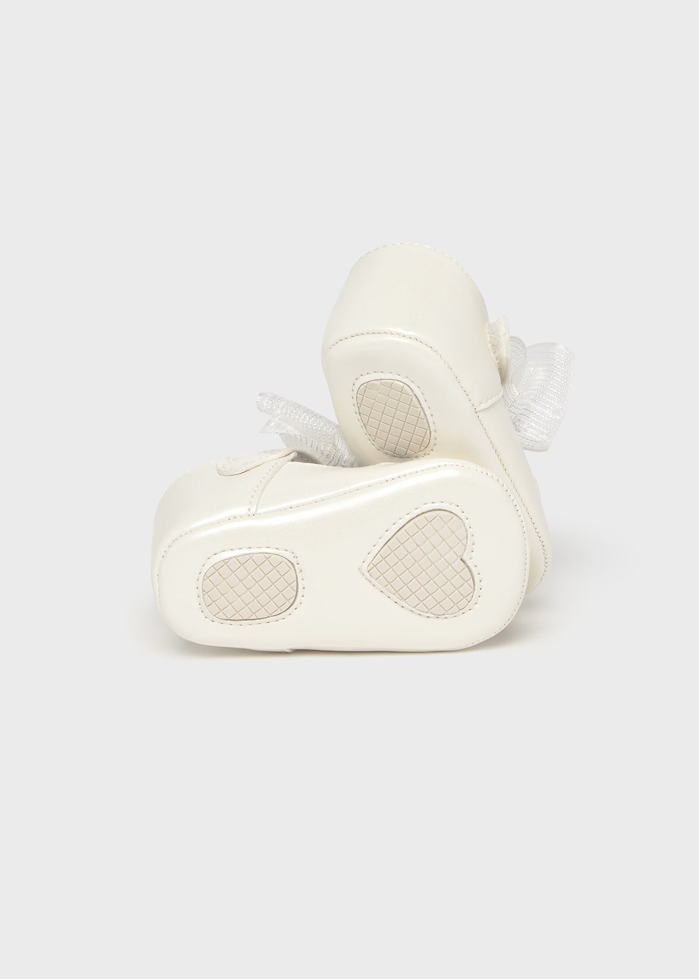 Scarpe ballerine cerimonia fiocco neonata Mayoral Newborn madreperla Mayoral 15 (0-2 Mesi)