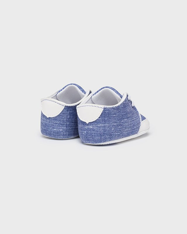 Scarpe con lacci neonato Mayoral Newborn azzuro - ErreGiModaBimbo