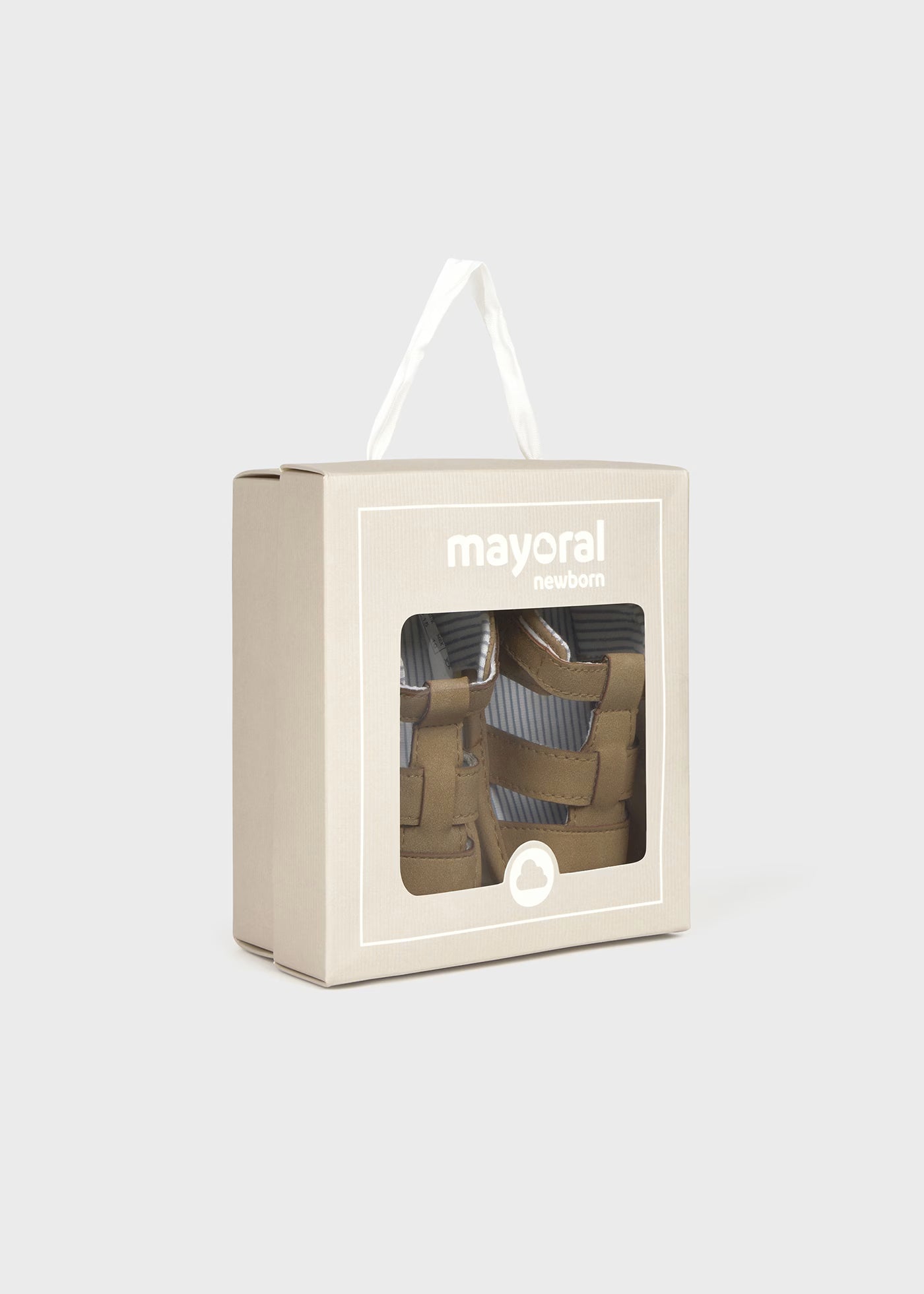 Scarpete sandali ragnetti neonato Mayoral Newborn cammello Mayoral Caramello