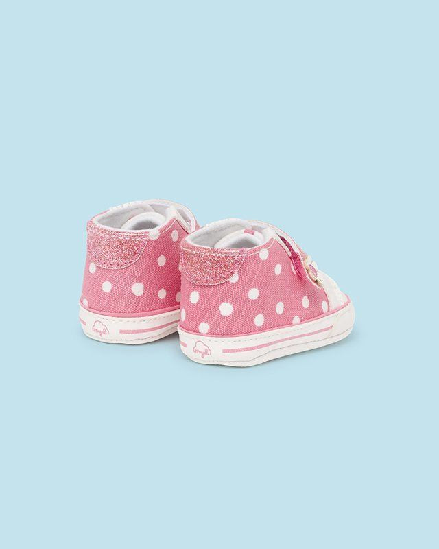Scarpe sneakers estive neonata Mayoral Newborn rosa pois Mayoral Rosa