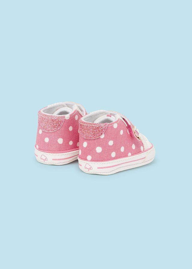 Scarpe sneakers estive neonata Mayoral Newborn rosa pois Mayoral Rosa