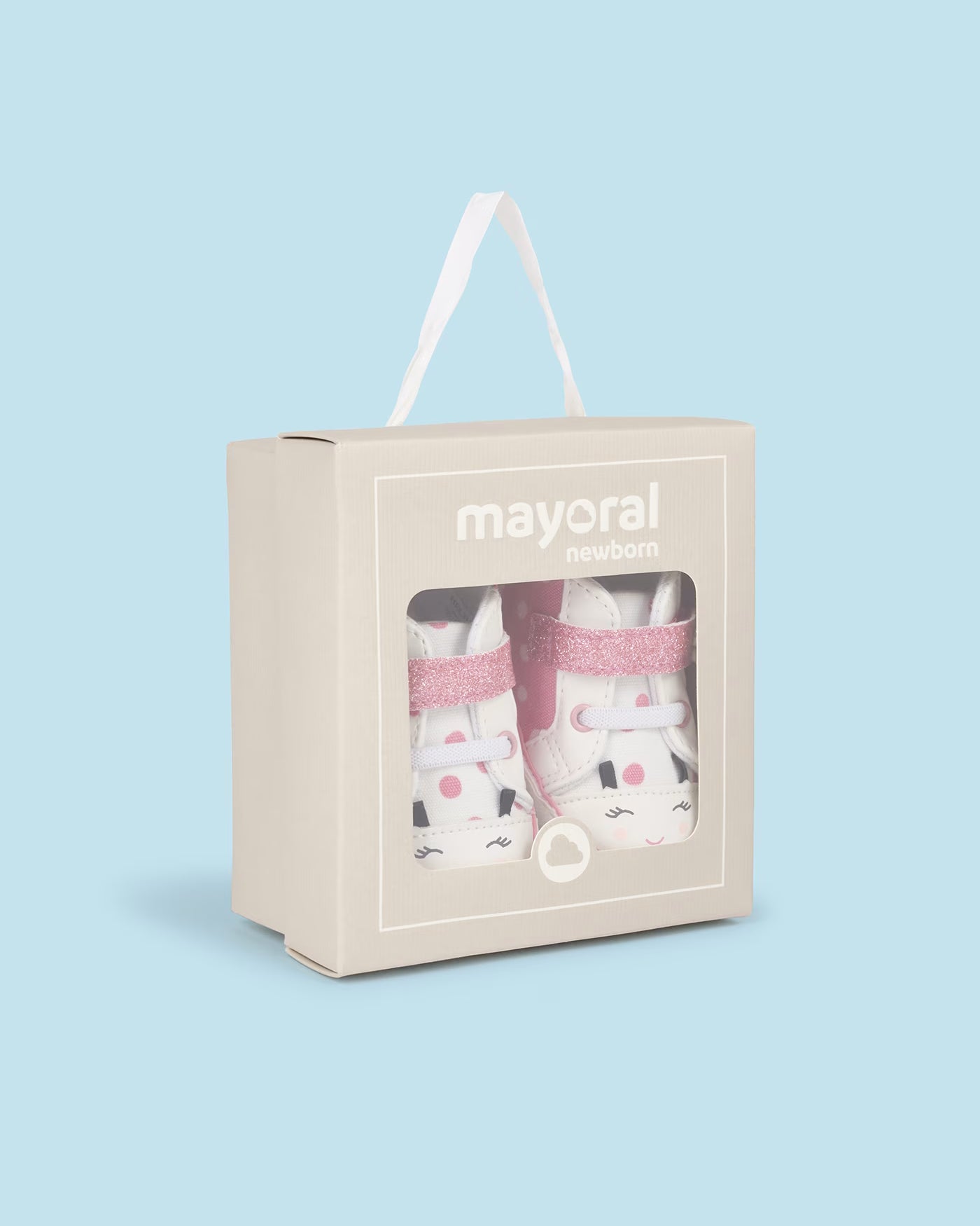 Scarpe sneakers estive neonata Mayoral Newborn rosa pois Mayoral Rosa