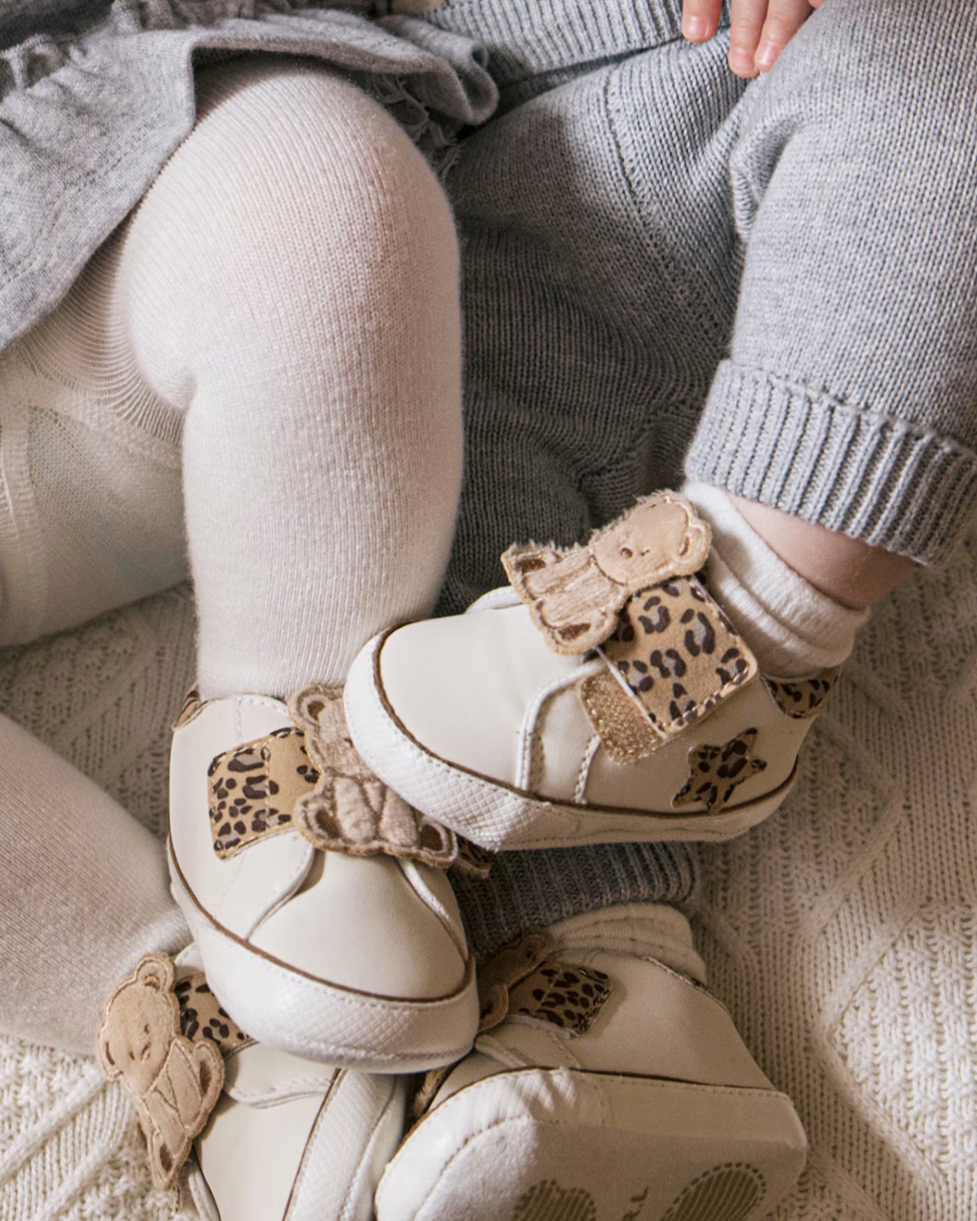 Scarpe sportive neonata Mayoral Newborn panna orsetto maculato Mayoral 15 (0-2 Mesi)