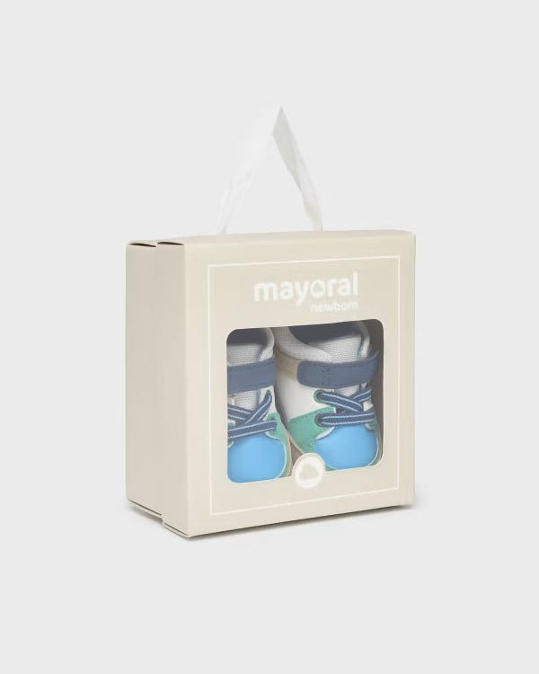 Scarpe sportive neonato celeste Mayoral Newborn - ErreGiModaBimbo