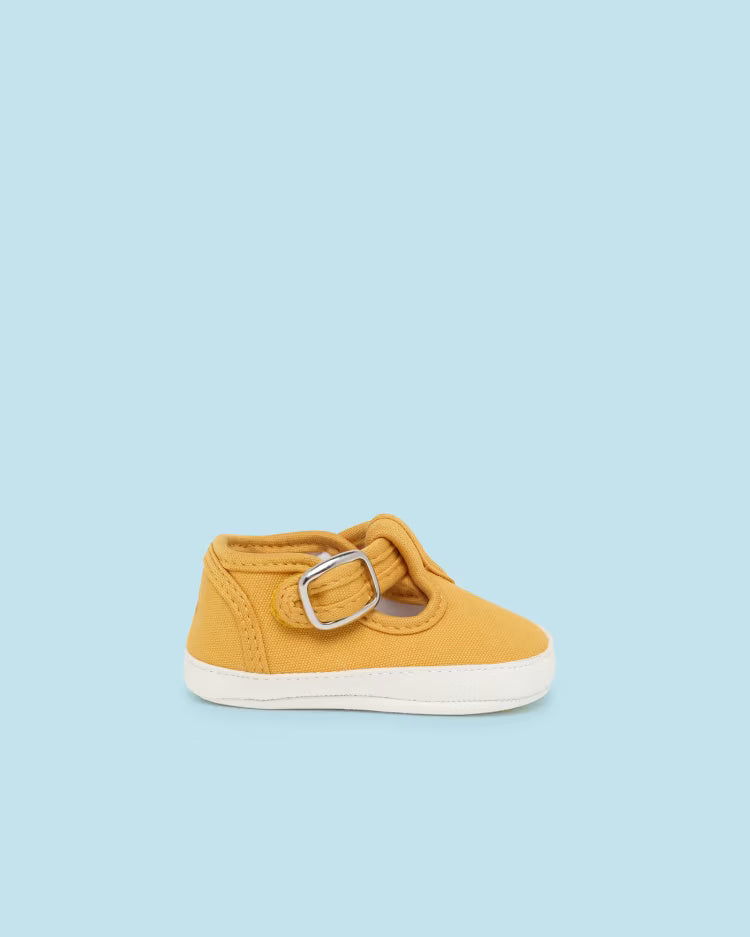 Scarpette in tela gialle unisex neonati Mayoral Newborn Mayoral Giallo