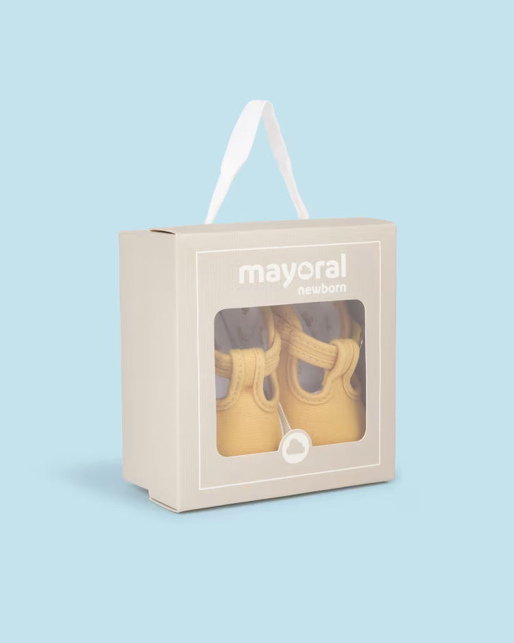 Scarpette in tela gialle unisex neonati Mayoral Newborn Mayoral Giallo