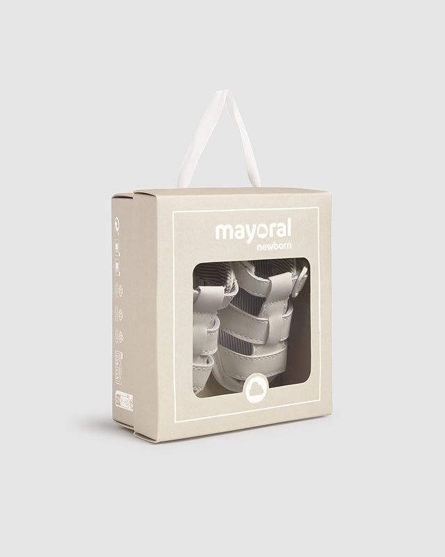 Scarpete sandali ragnetti neonato Mayoral Newborn panna Mayoral Panna