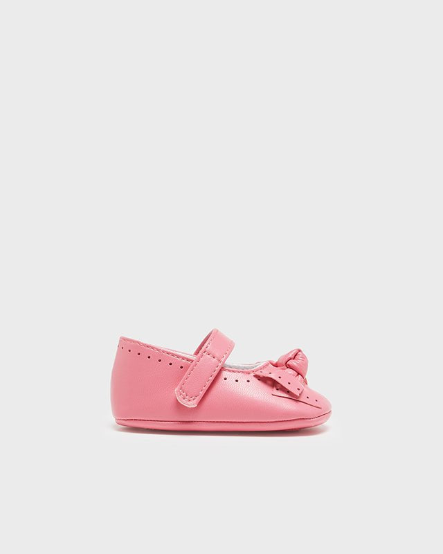 Scarpette ballerine fiocco rosa neonata Mayoral Newborn - ErreGiModaBimbo