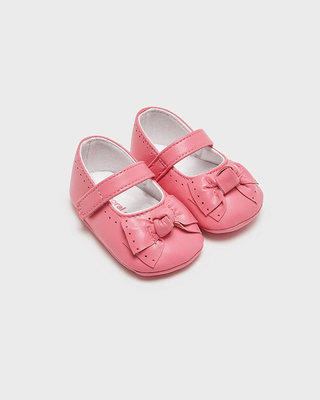 Scarpette ballerine fiocco rosa neonata Mayoral Newborn - ErreGiModaBimbo