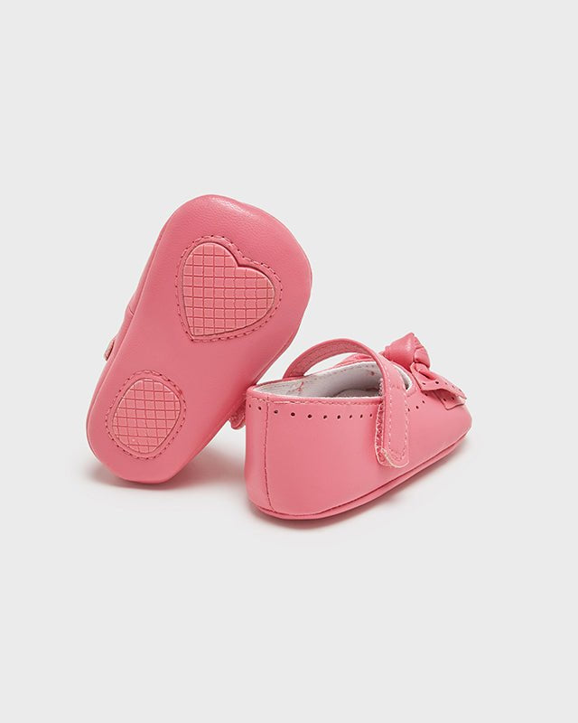 Scarpette ballerine fiocco rosa neonata Mayoral Newborn - ErreGiModaBimbo