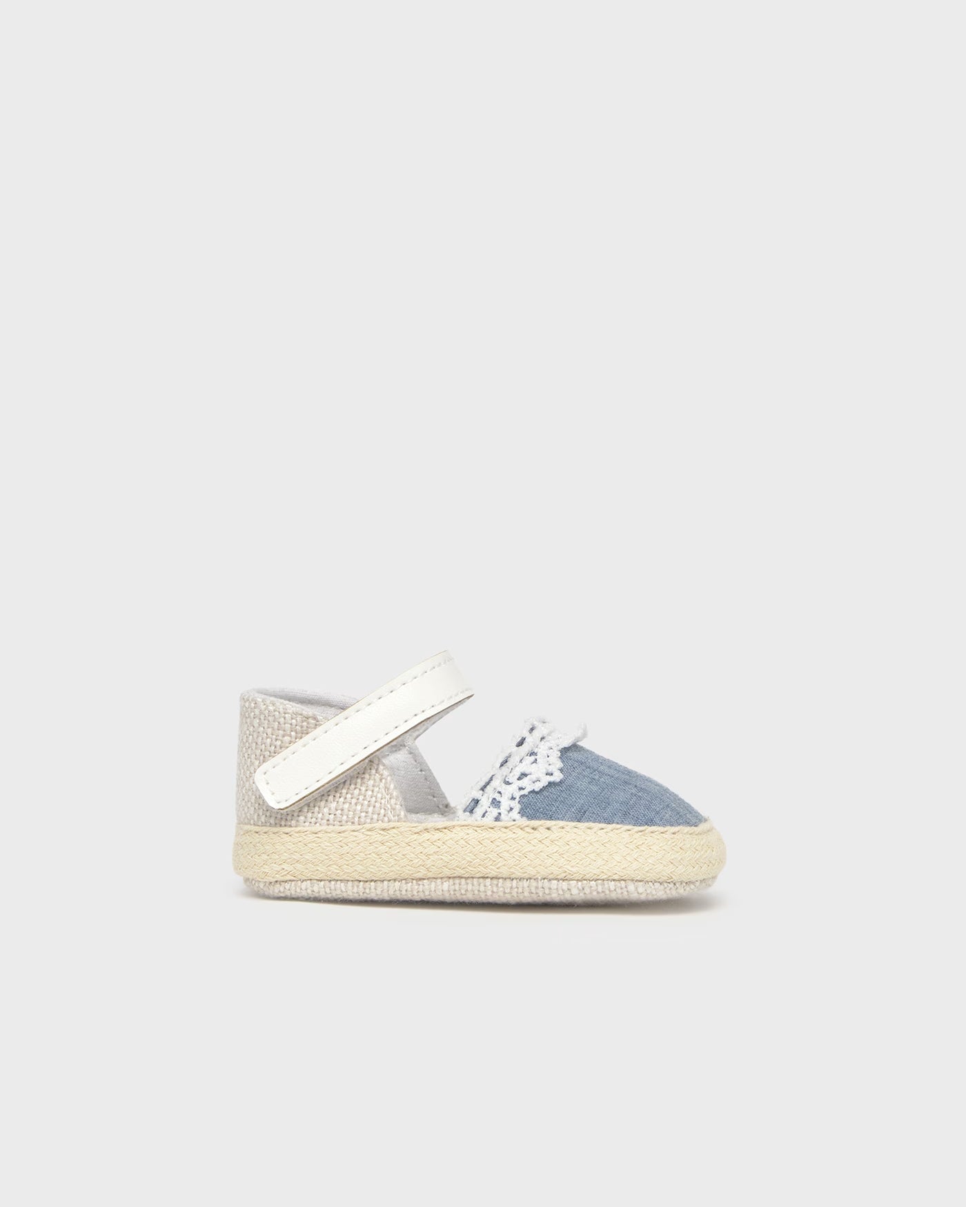 Scarpette Espadrillas neonata Mayoral Newborn blu e beige Mayoral Blu