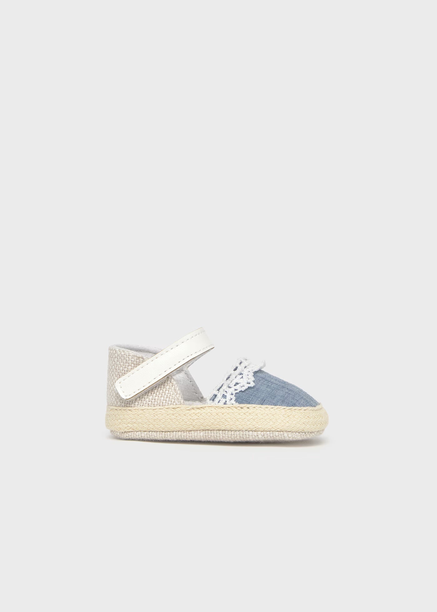 Scarpette Espadrillas neonata Mayoral Newborn blu e beige Mayoral Blu