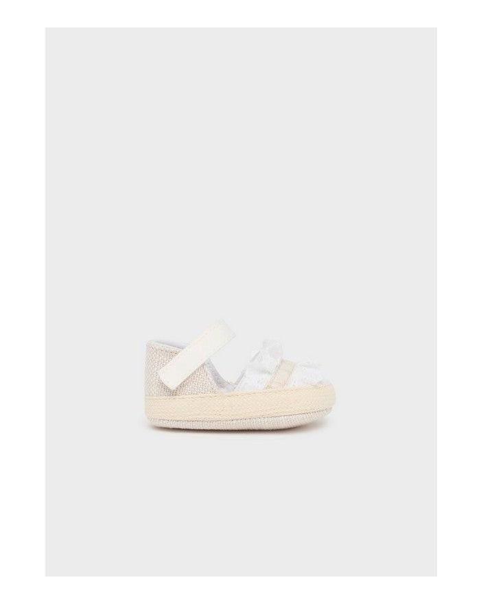 Scarpette modello espadrillas neonata Mayoral NewBorn bianca Mayoral Bianco