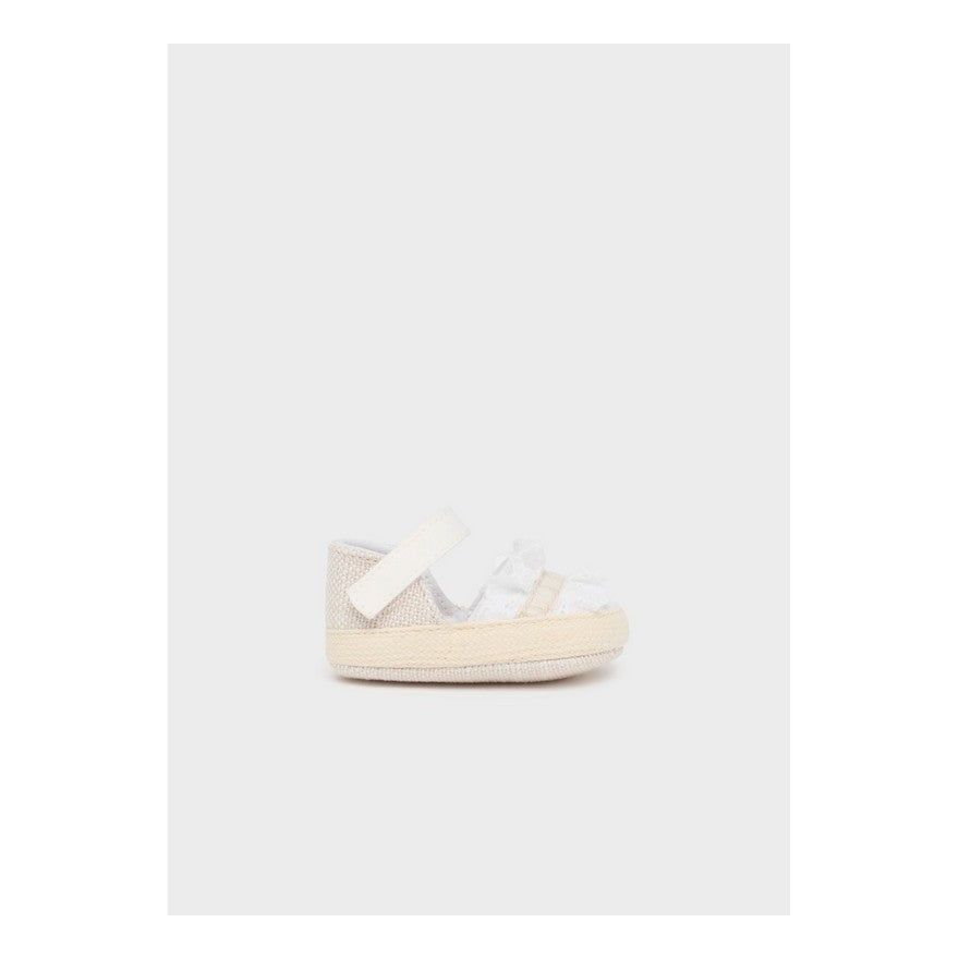 Scarpette modello espadrillas neonata Mayoral NewBorn bianca Mayoral Bianco