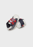 Scarpette neonato Mayoral Newborn blu e rosse - ErreGiModaBimbo