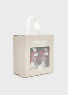 Scarpette neonato Mayoral Newborn blu e rosse - ErreGiModaBimbo