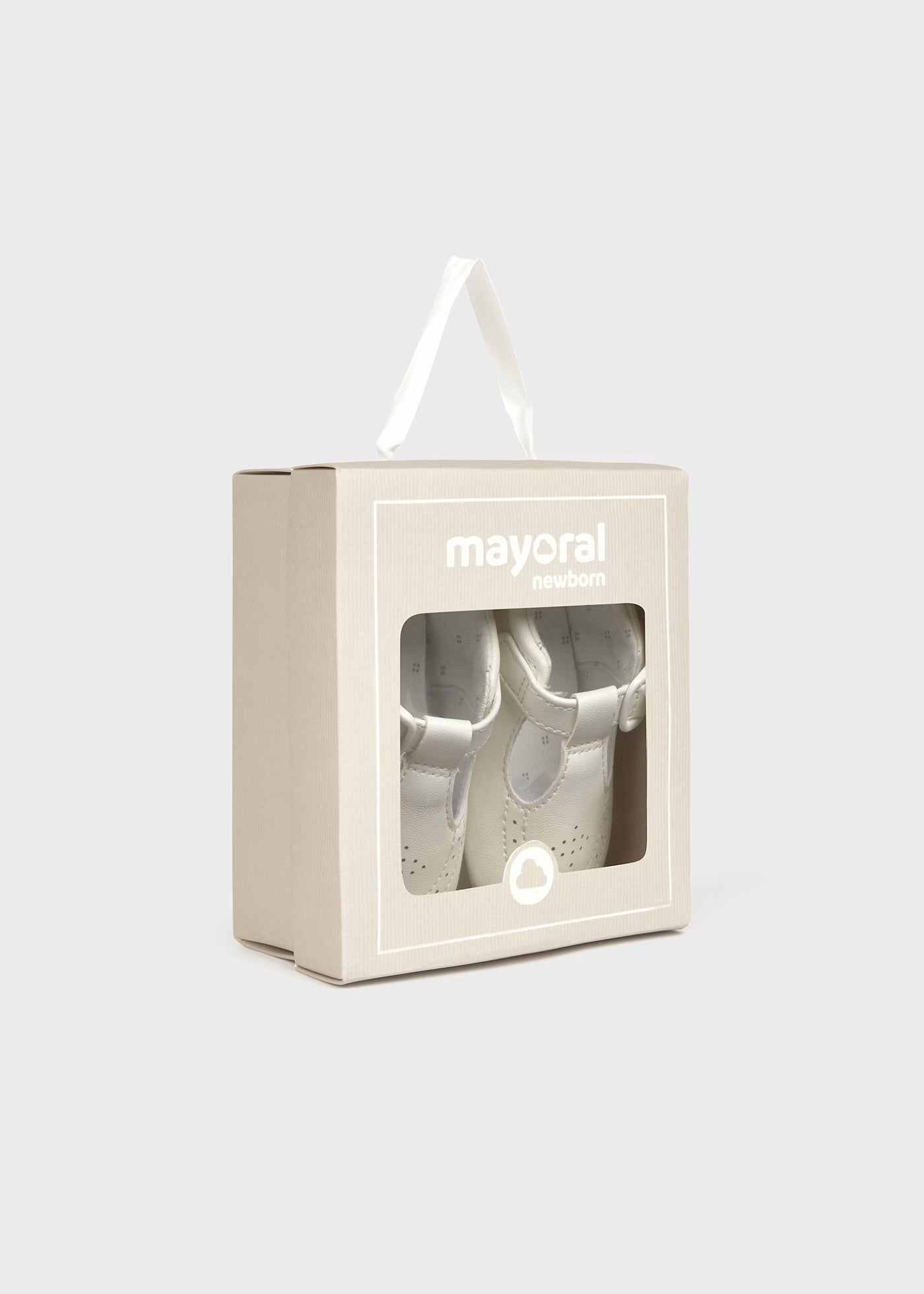Scarpette traforate neonato Mayoral Newborn panna Mayoral Panna